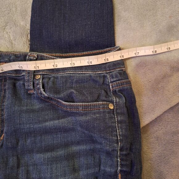 Joes Jeans The Skinny Distressed Dark Blue Women's Jeans Mid Rise Size 30 - Picture 10 of 13
